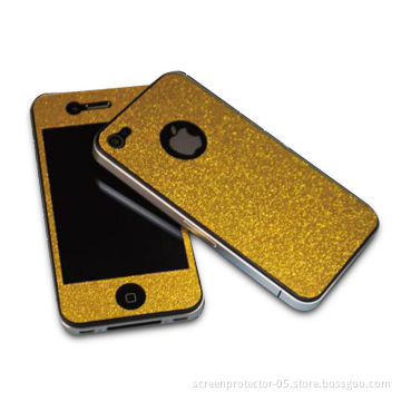 Glitter Powder Screen Protector for Apple's iPhone 4